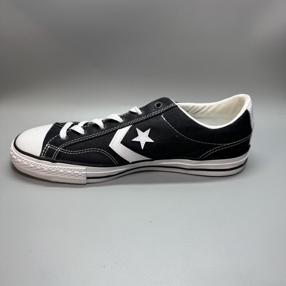 Converse Star Player Ox All Star Black Low TopTrainers Mens 9 NEW TRIED ON - Picture 6 of 9